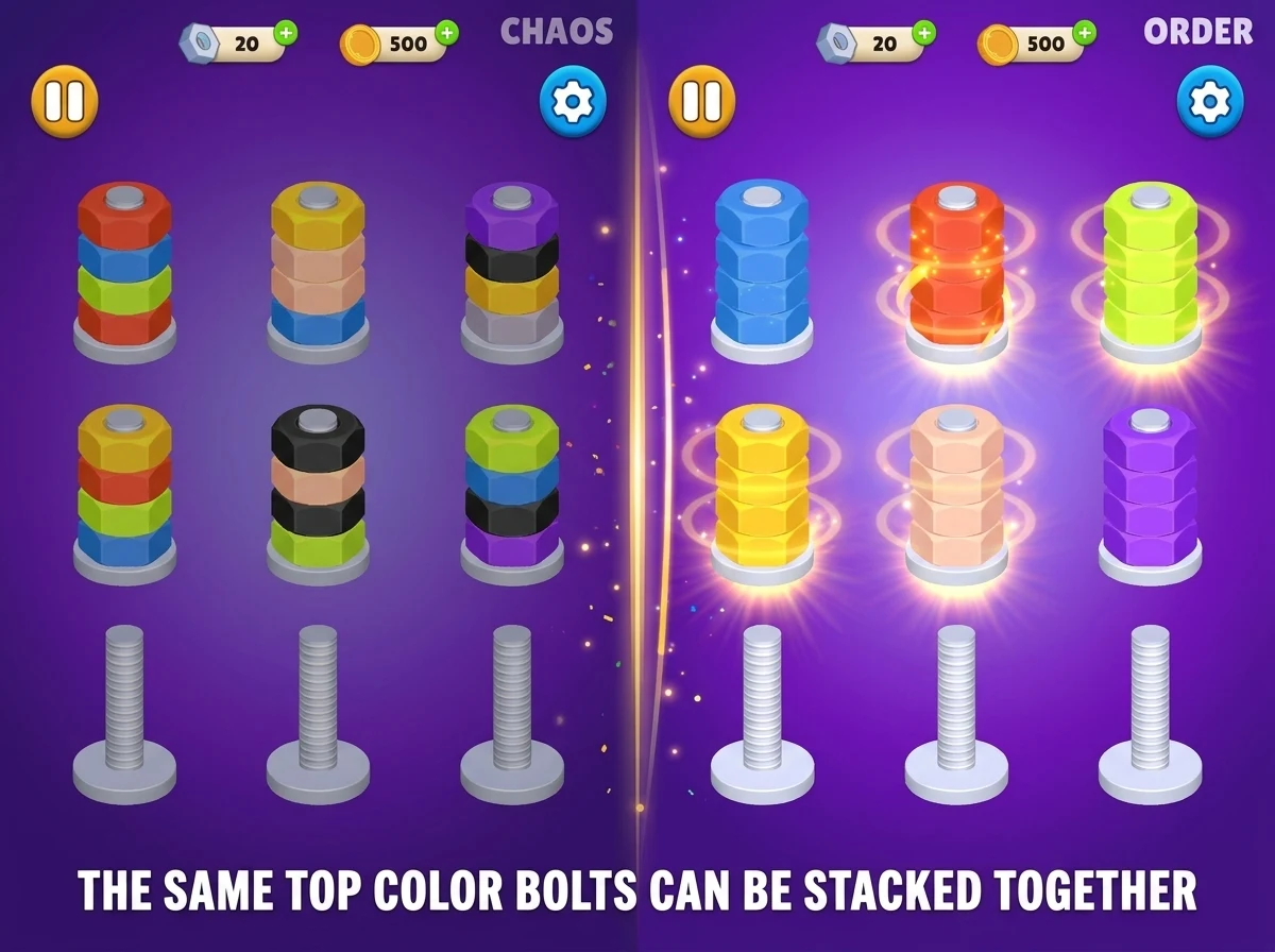 Nut Sort Stories screenshot