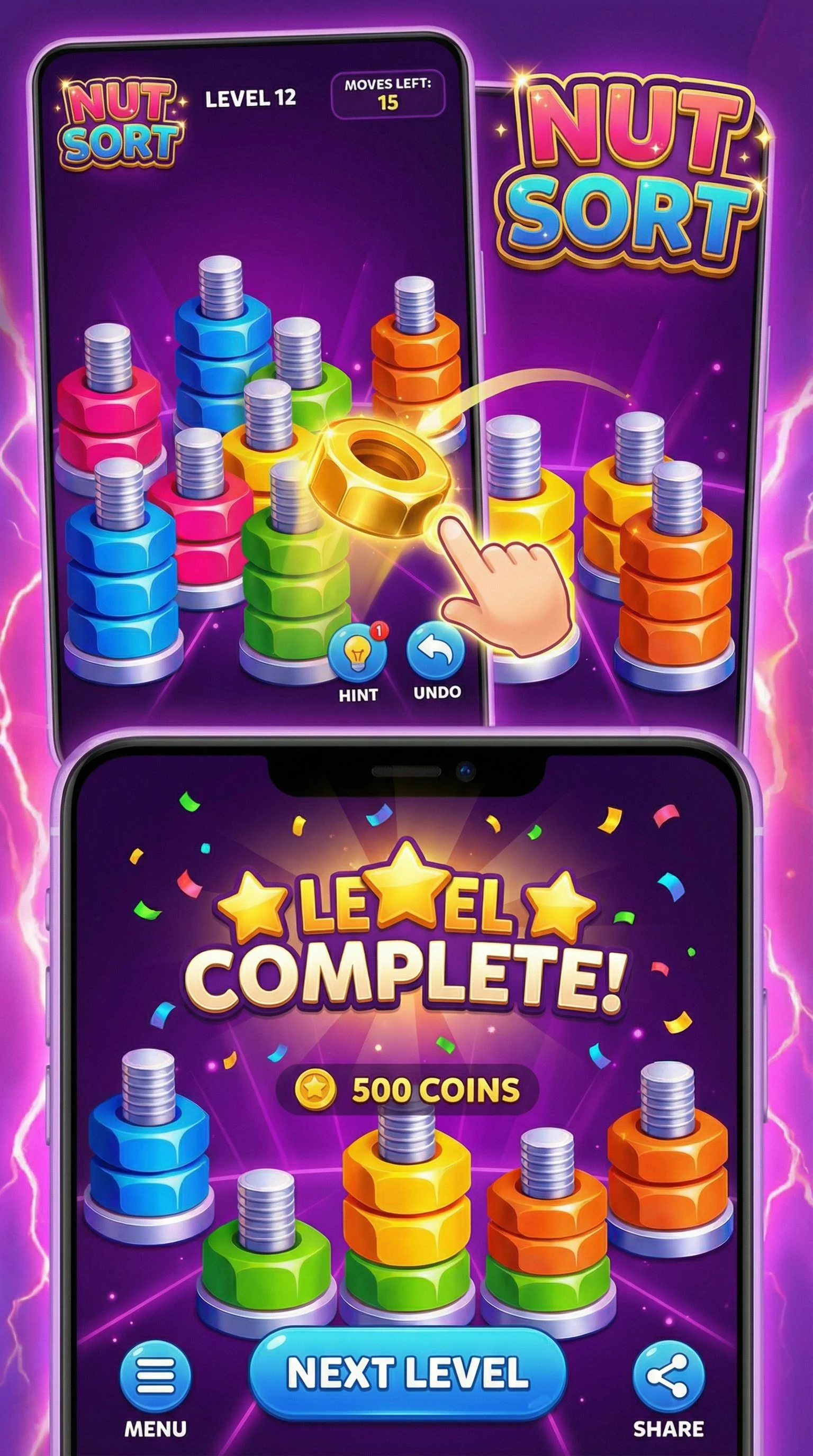 Nut Sort Stories screenshot